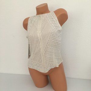 Adrianna Papell Blouse Embellishments White SP